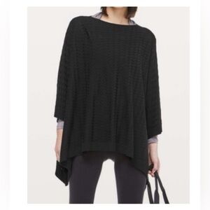 Lululemon Divinity Poncho Sweater